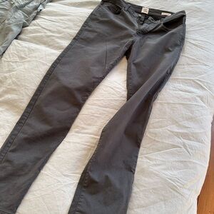Flint and tinder gray pants, tapered fit